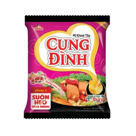 Mì khoai tây Cung Đình sườn heo bát 79gr