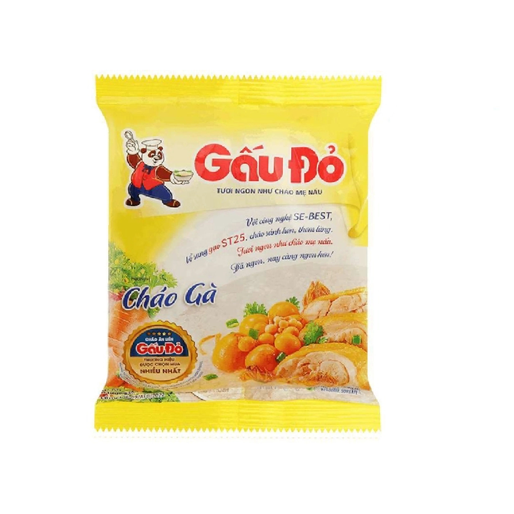 Cháo Gấu Đỏ thịt gà 50gr