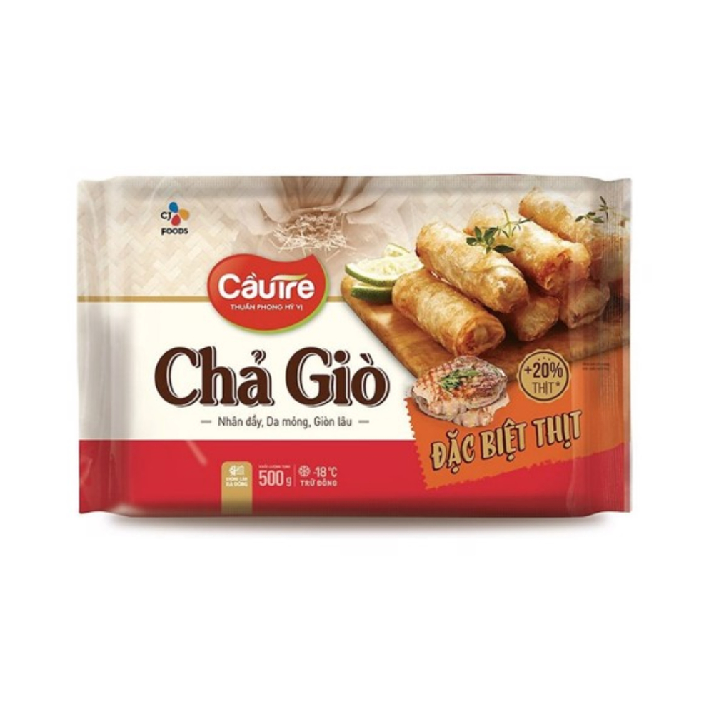 Chả giò Cầu Tre nhân thịt đặc biệt 500gr