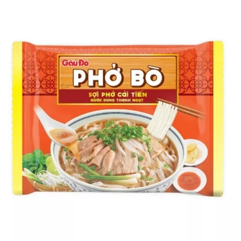 Phở Gấu Đỏ vị bò 65g