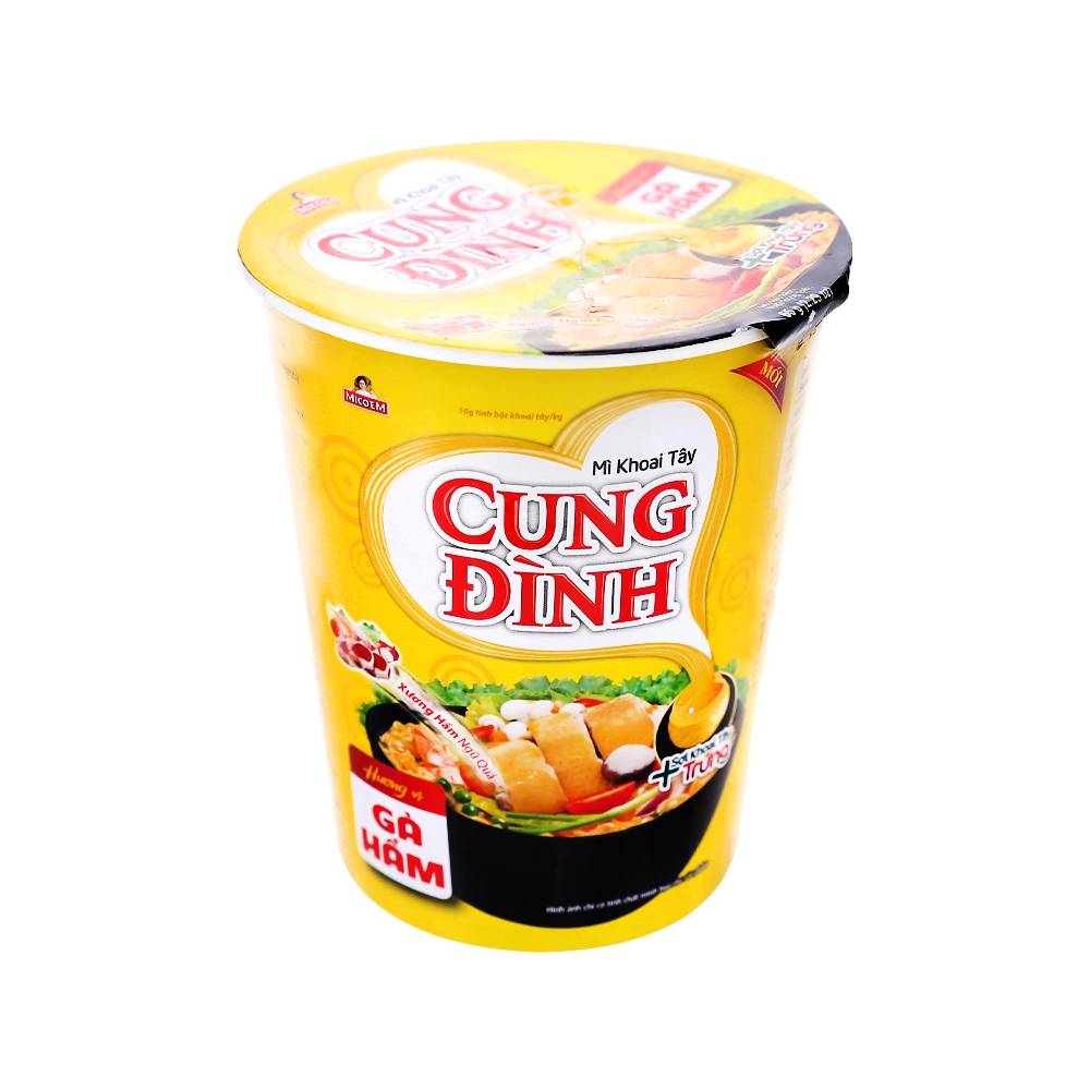 Mì khoai tây Cung Đình gà hầm  ly 65gr