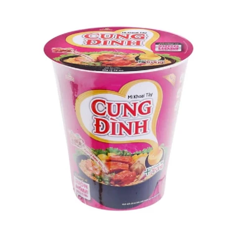 Mì khoai tây Cung Đình sườn heo  ly 65gr