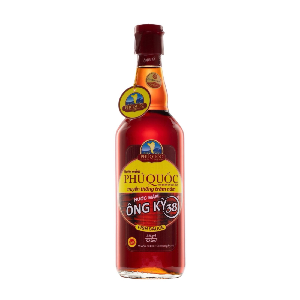 Nước mắm Phú Quốc Ông Kỳ 38 độ đạm 525ml