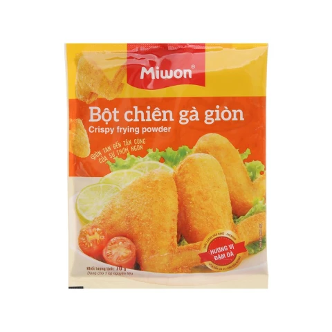 Bột chiên gà giòn Miwon  70gr