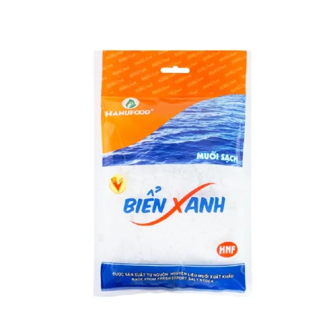 Muối hạt biển xanh Hanufood  950gr