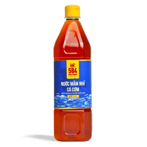 Nước mắm nhỉ cá cơm 584 Nha Trang 25 đạm 1L
