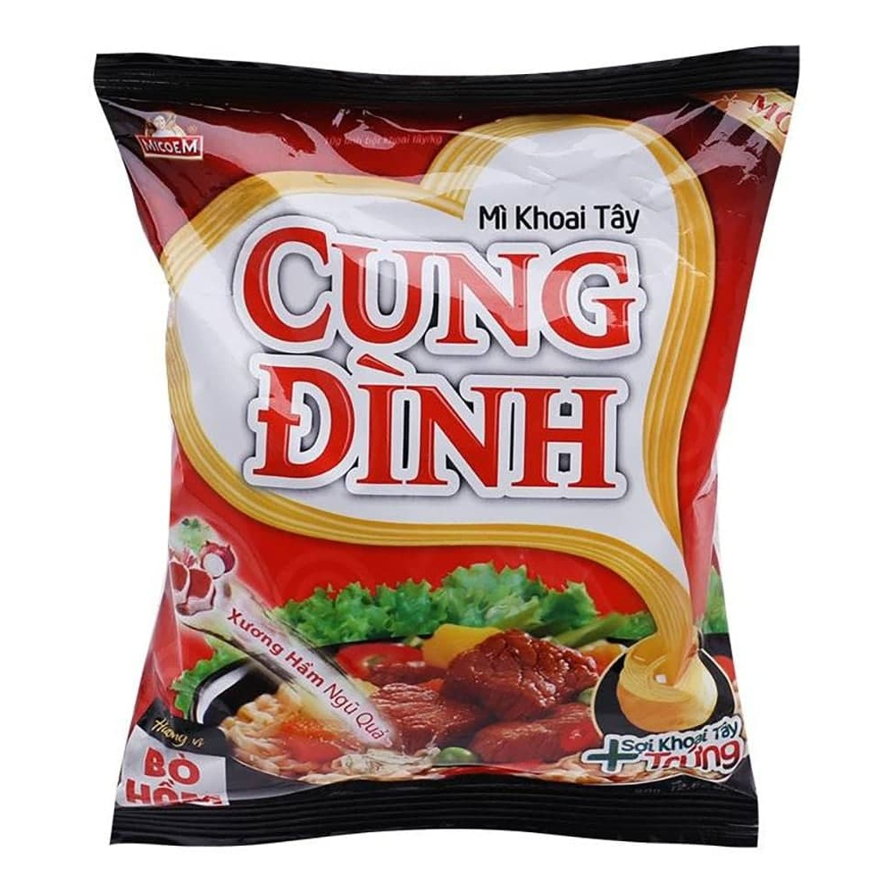 Mì khoai tây Cung Đình bò hầm bát 80gr