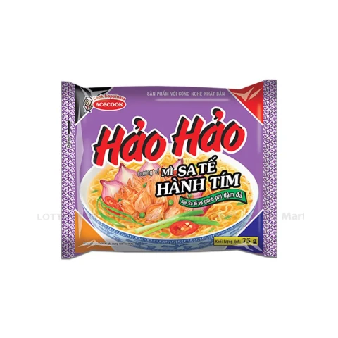 Mì Hảo Hảo sa tế hành tím 75gr