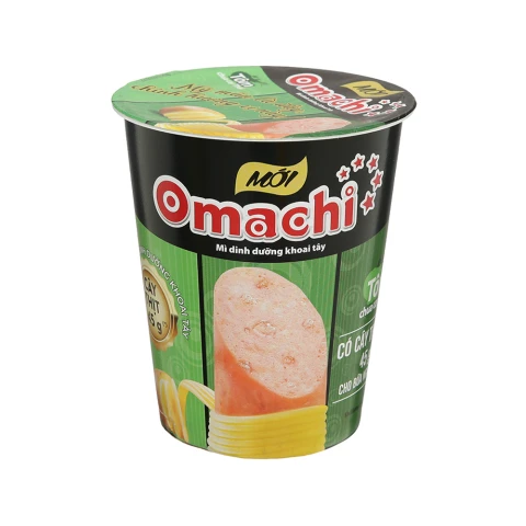 Mì khoai tây Omachi xốt bò hầm có thịt 114gr