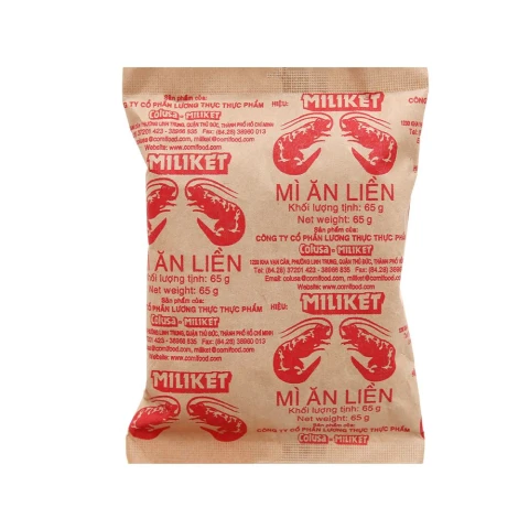 Mì Miliket giấy 4 tôm 65gr