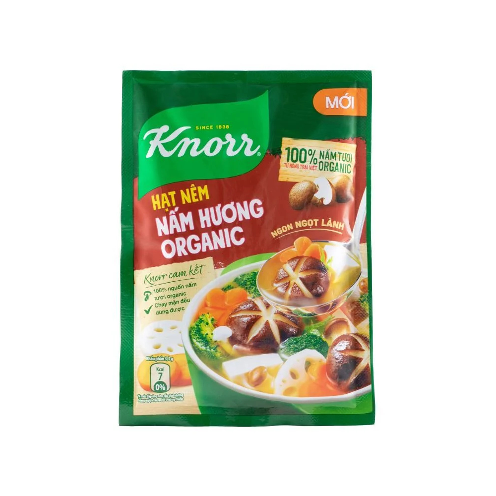 Hạt nêm Knorr chay nấm hương 170gr