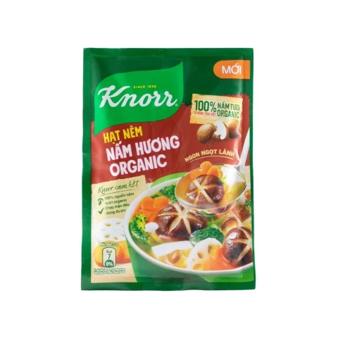 Hạt nêm Knorr chay nấm hương 170gr