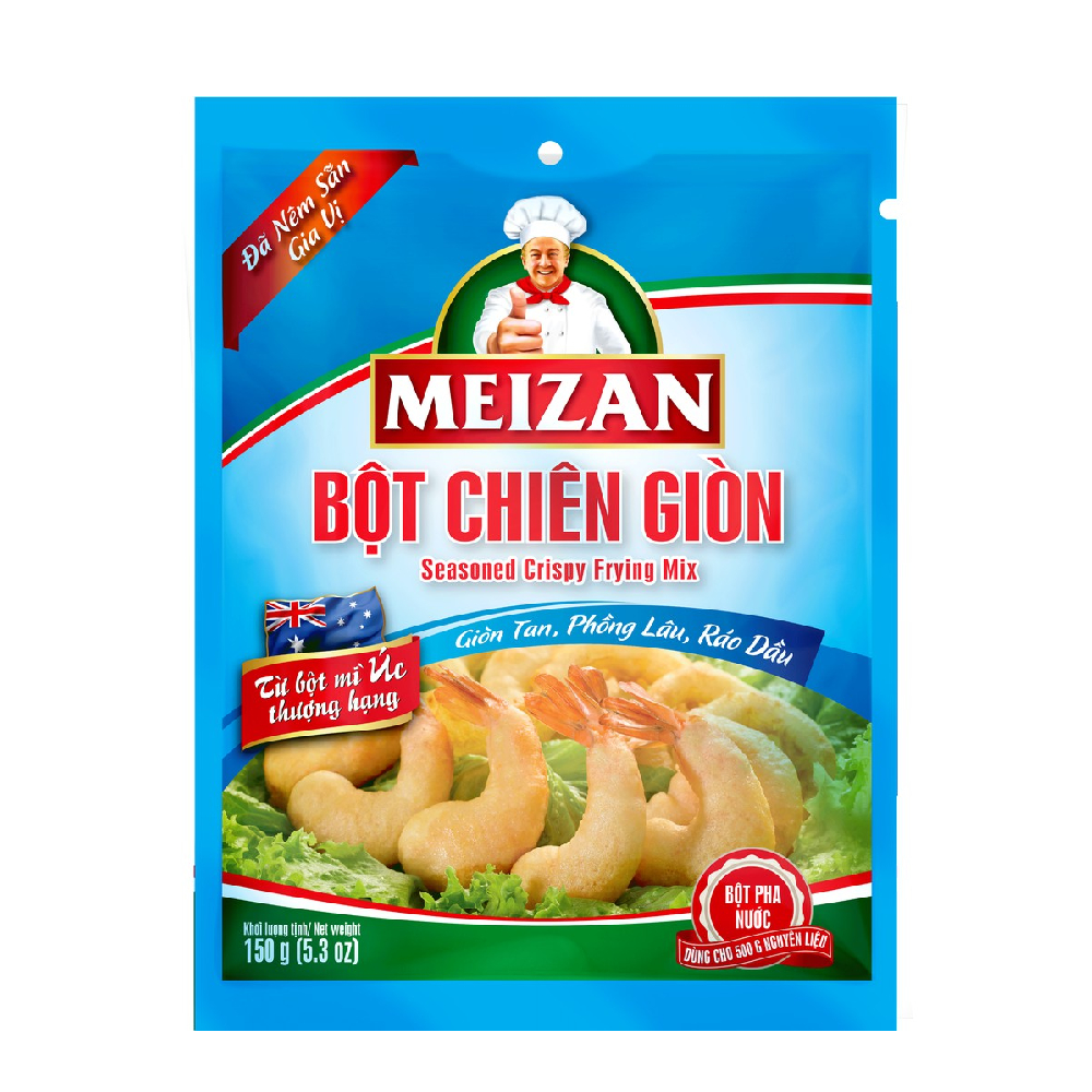 Bột chiên giòn Meizan đã nêm gia vị 150gr/60
