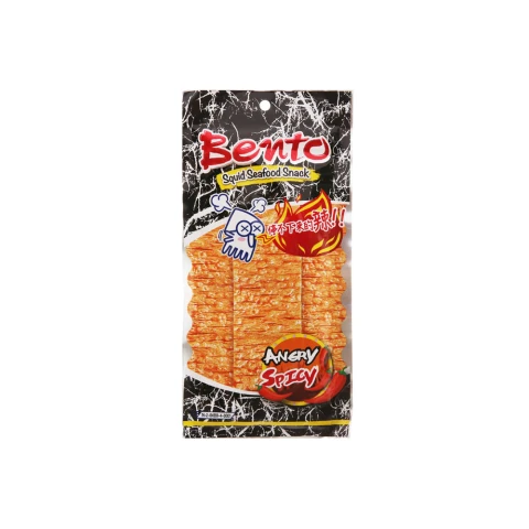 Snack  Bento  hải sản tẩm gia vị ớt cực cay Bento 18gr