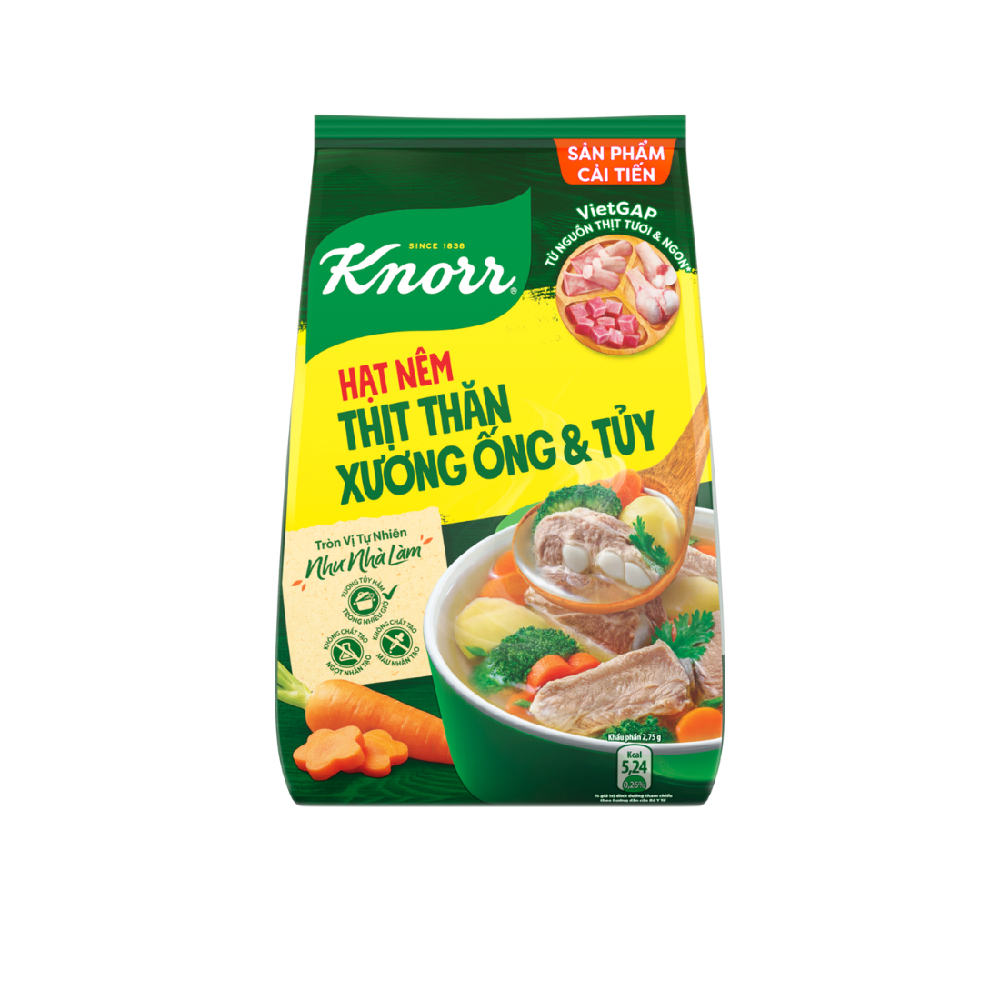 Hạt nêm Knorr thịt thăn xương ống và tủy 1,8kg