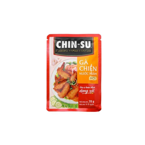 Xốt Chinsu  gà chiên nước mắm gia vị hoàn chỉnh 70gr