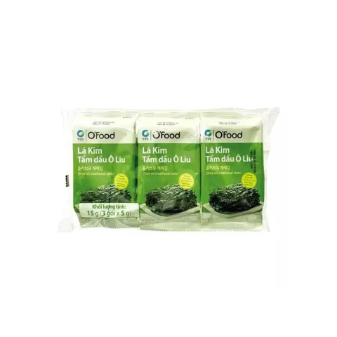 Lá kim tẩm dầu ôliu O Food  3*5g