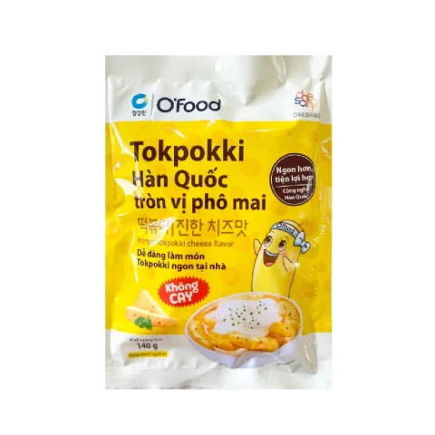 Tokpokki Hàn Quốc O Food vị phô mai 140gr