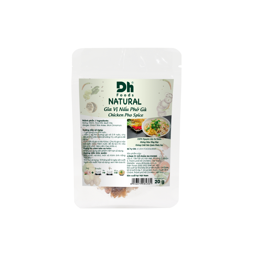 Gia vị nấu DH Foods Natural Phở gà Hà Nội 20gr