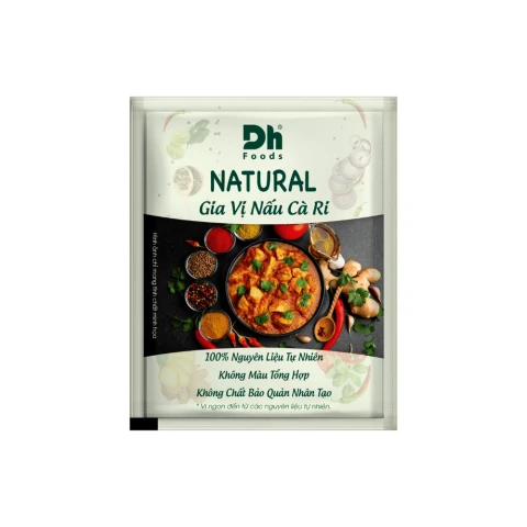 Gia vị nấu cà ri Natural DH Foods 10gr