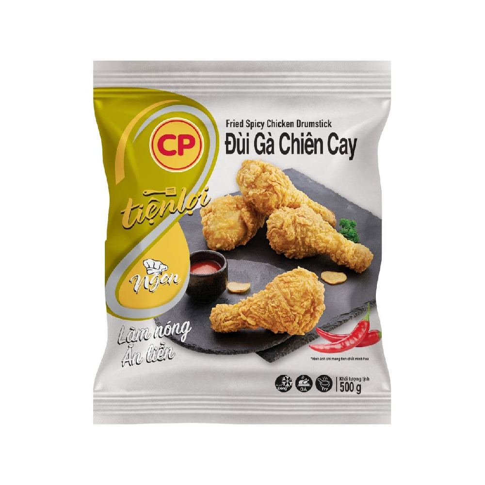 Đùi gà chiên cay CP  500gr