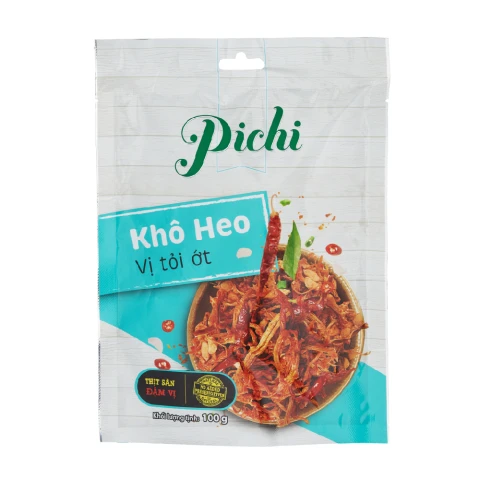 Khô heo Pichi vị tỏi ớt 100gr
