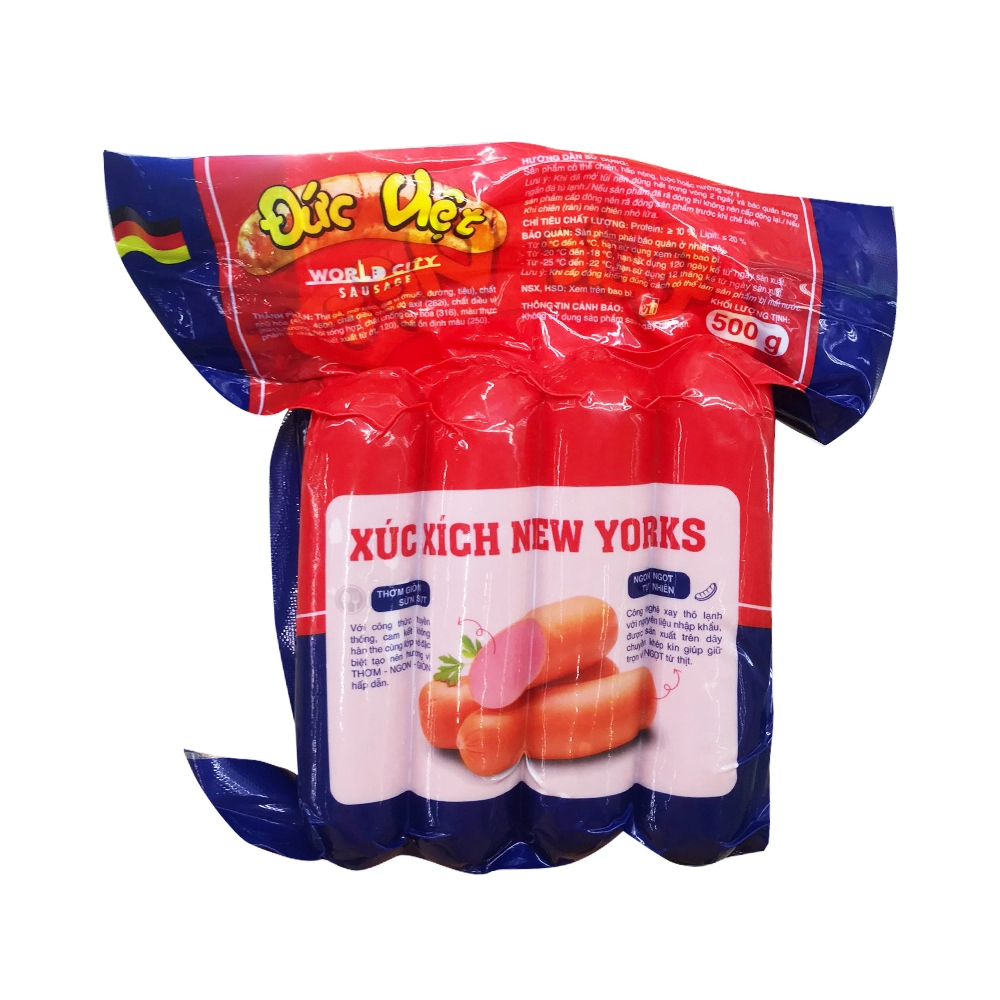Xúc xích New Yorks  Đức Việt  500gr