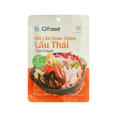 Sốt lẩu hoàn chỉnh O Food lẩu thái 180gr