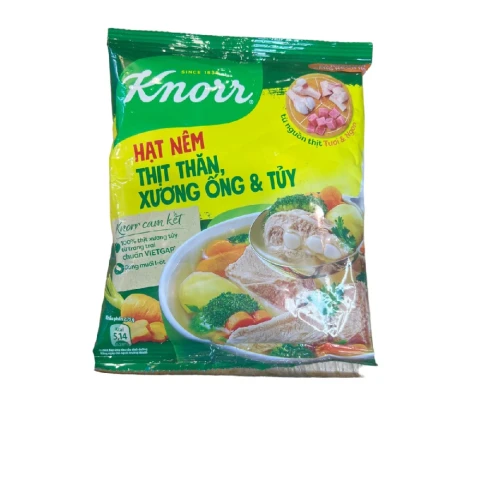 Hạt nêm Knorr từ thịt 400g km 1 gói knorr nấm 136gr/16