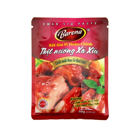 Xốt gia vị hoàn chỉnh Barona xá xíu 80gr/80