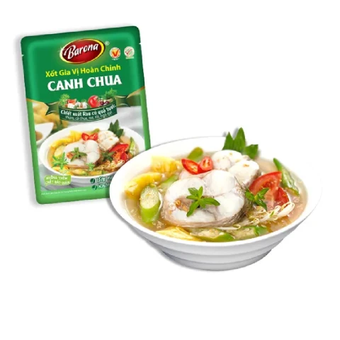 Xốt gia vị hoàn chỉnh Barona canh chua 80gr