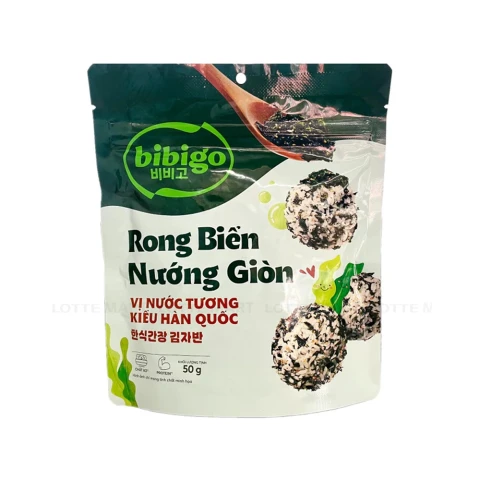 Rong biển rắc cơm Bibigo vị nước tương  50gr