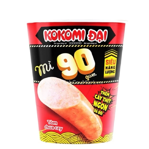 Mì Kokomi đại 90 tôm chua cay có thịt ly 90gr