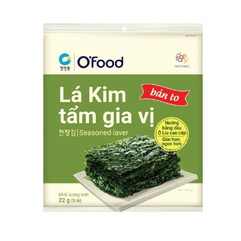 Lá kim tẩm gia vị O Food gia vị O food 22gr