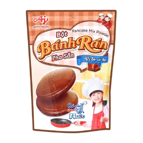 Bột bánh rán  Ajinomoto  vị sô cô la 200gr