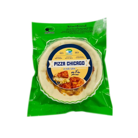 Bánh pizza Chicago  Kiwifood vị hải sản  400g 