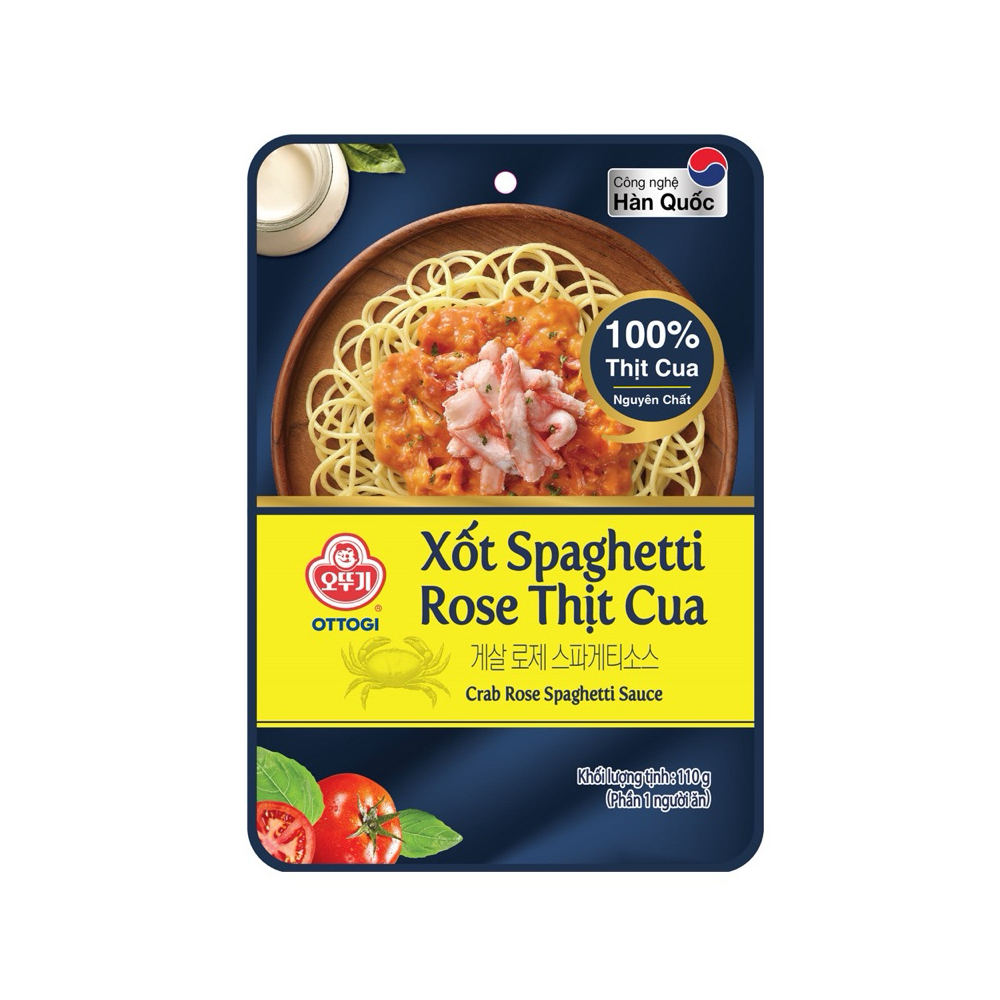 Xốt Spaghetti Rose thịt cua Otoki 110g/20