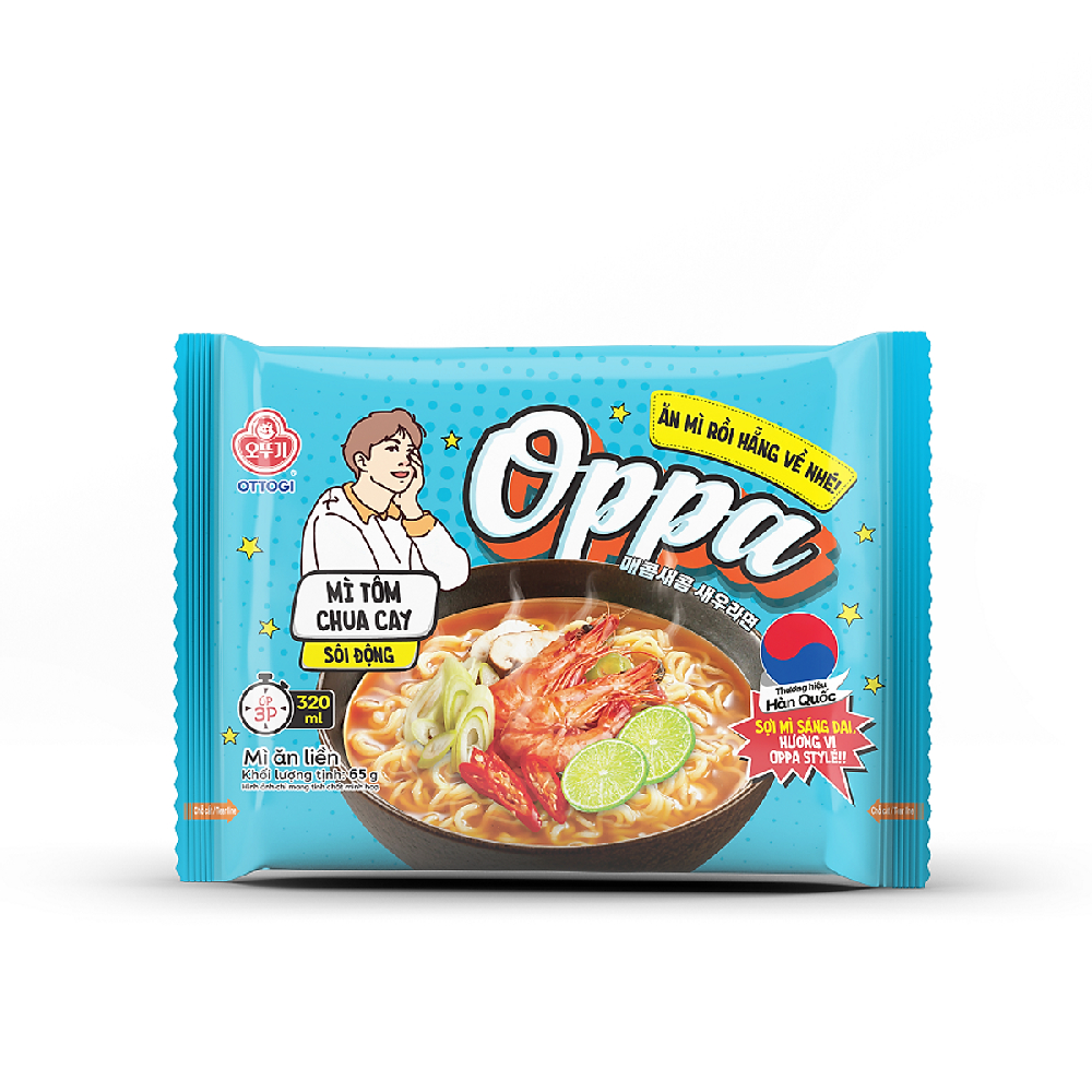 Mì Oppa Tôm chua cay Otoki 65g/30