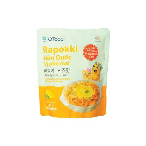 Rapokki Hàn Quốc O Food vị phô mai 146gr