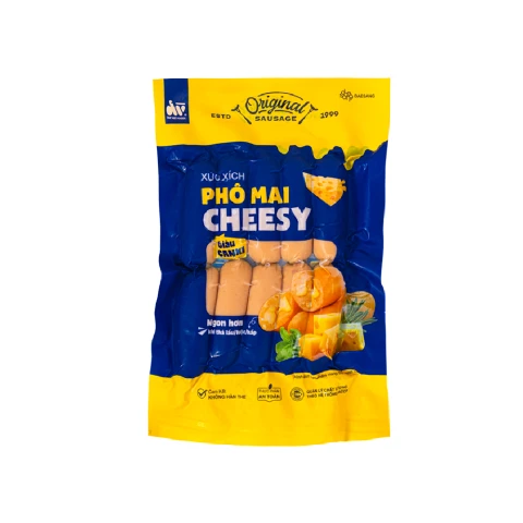Xúc xích phô mai Cheesy  Đức Việt  250gr