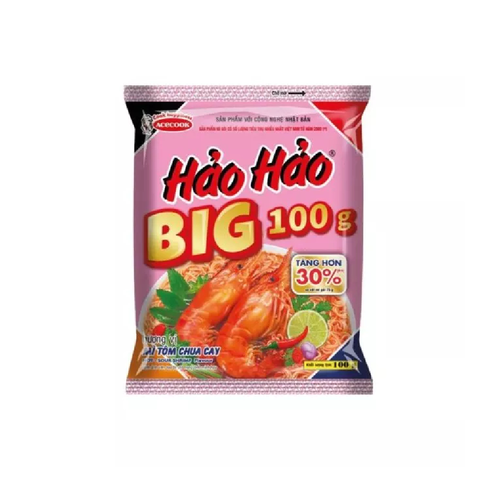 Mì Hảo Hảo Big tôm chua cay 100gr