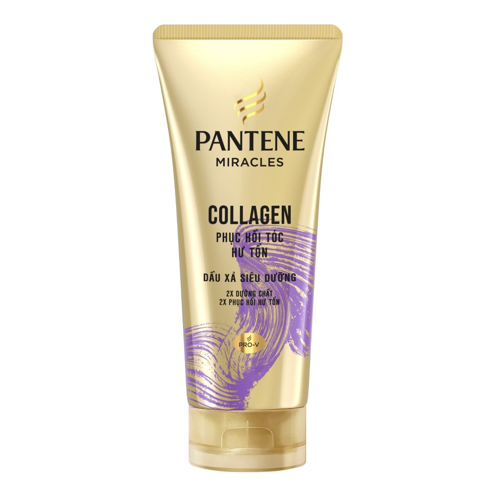 Dầu xả  Pantene Collagen phục hồi hư tổn siêu dưỡng 150ml