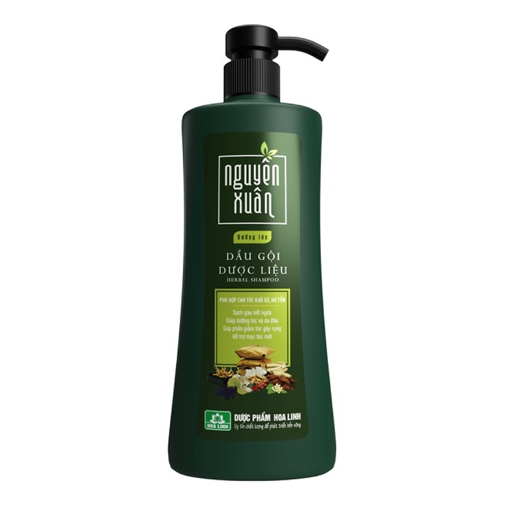 Dầu gội Nguyên Xuân dưỡng tóc chai Xanh 450ml