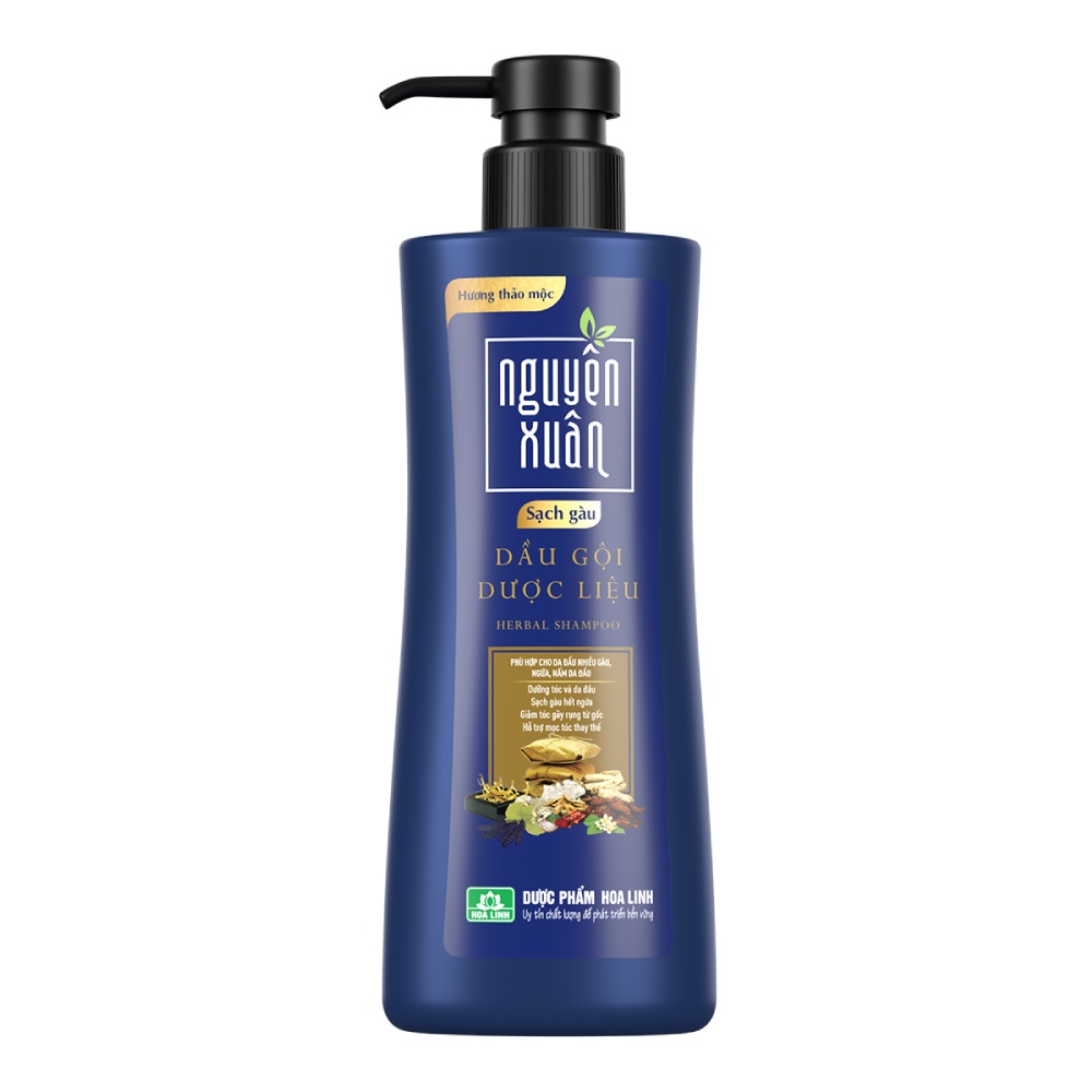 Dầu gội dược liệu Nguyên Xuân sạch gàu 450ml