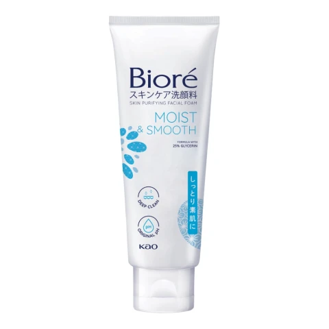 Sữa rửa mặt Biore sáng mịn và dưỡng ẩm  100g