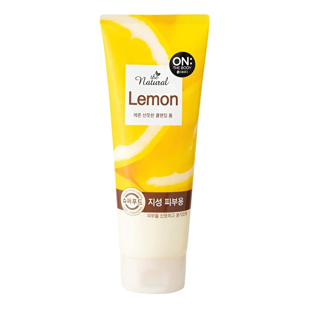 Sữa rửa mặt On The body  the natural LEMON cho da nhờn và thiên dầu  200G