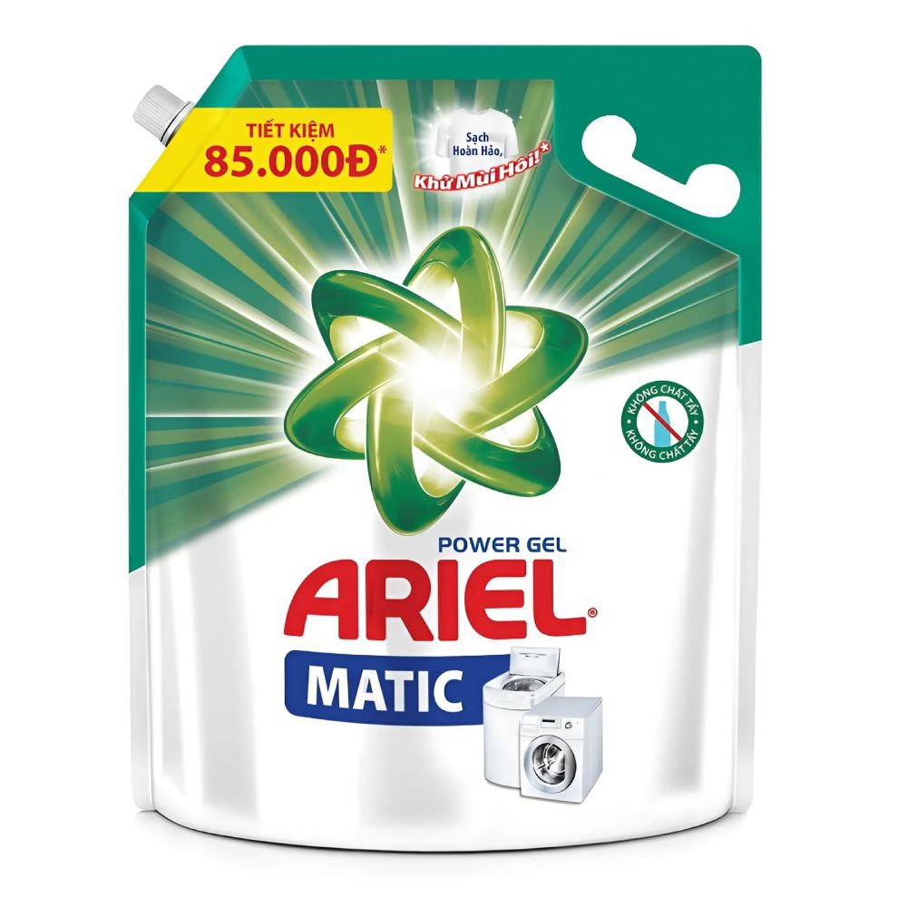Nước giặt Ariel sạch bẩn nắng sớm 3.65 kg/4