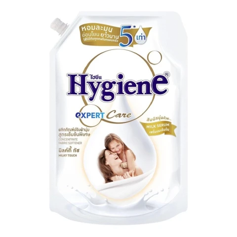 Nước xả  Hygiene đậm đặc dịu êm  trắng 1.1L/12