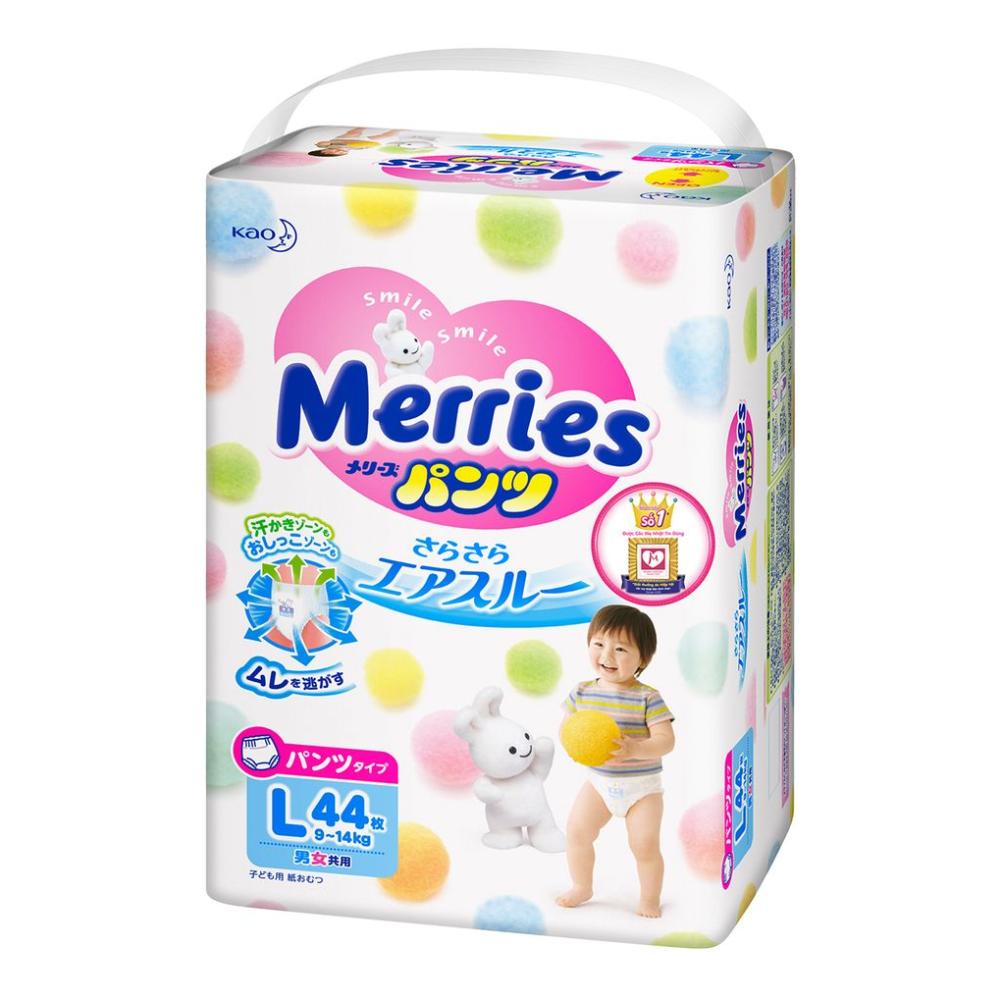 Tã bỉm quần Merries tã quần  L44
