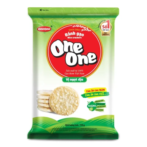 Bánh gạo ngọt One One 150gr